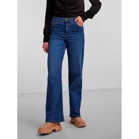 pieces peggy wide fit high waist jeans bleu s femme