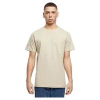 build your brand short sleeve crew neck t-shirt beige 4xl homme