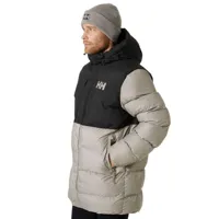 helly hansen active puffy long jacket beige s homme