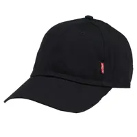 levis accessories classic twill tab baseball cap noir  homme