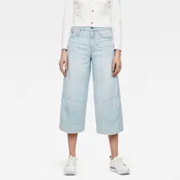 g-star spiraq 3d high waist culotte jeans bleu 29 femme