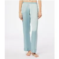 pantalon de pyjama satiné - catwalk - m - bleu ciel - femme - etam