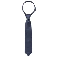 cravate bleu marine estampé
