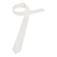 cravate blanc uni