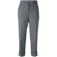 thom browne cropped tailored trousers - gris