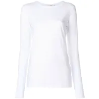 rag & bone slim-fit longsleeved t-shirt - blanc