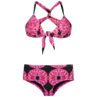 amir slama printed bikini set - pink