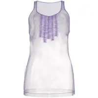 dsquared2 ruffle-trimmed tank top - rose