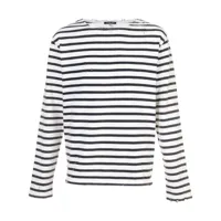 r13 striped t-shirt - blanc