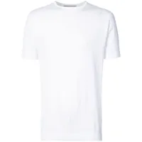 john smedley crew neck t-shirt - blanc