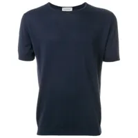 john smedley t-shirt classique - bleu