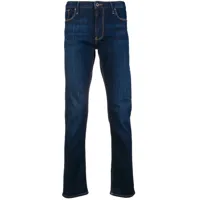 emporio armani straight-leg jeans - bleu
