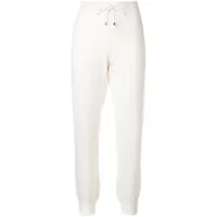 barrie pantalon à design texturé - blanc