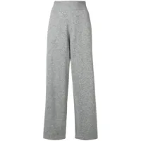 barrie pantalon de jogging en maille - gris