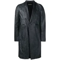 undercover manteau mi-long - noir