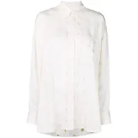 victoria beckham chemise oversize - blanc