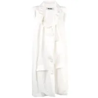 uma wang veste oversize - blanc