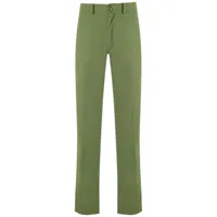 amir slama pantalon droit classique - vert
