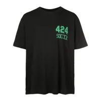 424 t-shirt à logo - noir