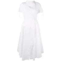aganovich robe-chemise évasée - blanc
