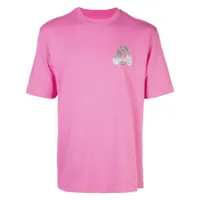 palace t-shirt à logo - rose