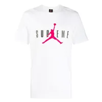 supreme t-shirt jordan - blanc