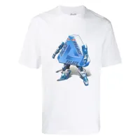 palace t-shirt robot - blanc