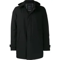 herno manteau à capuche détachable - noir