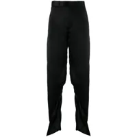 y/project pantalon à détails froncés - noir