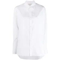 alexander mcqueen chemise classique en coton - blanc