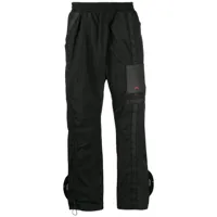 a-cold-wall* pantalon à patch logo - noir