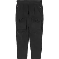 burberry pantalon droit à poches cargo - noir
