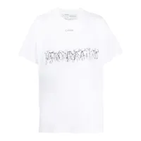 off-white t-shirt imprimé à logo à l'arrière - blanc