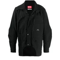 a-cold-wall* veste à capuche à logo diesel x a-cold-wall* - noir