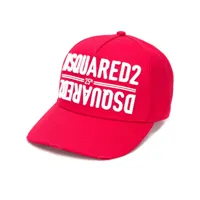 dsquared2 casquette à logo brodé - rouge