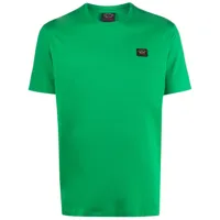 paul & shark t-shirt à patch logo - vert