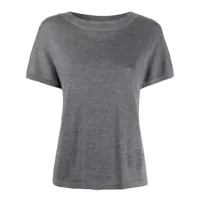 barrie t-shirt en cashmere - gris