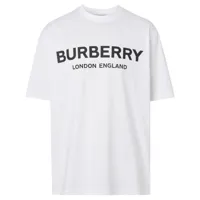 burberry t-shirt à logo imprimé - blanc