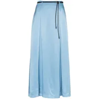 rejina pyo jupe mi-longue plissée - bleu