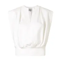3.1 phillip lim sl french terry top - blanc