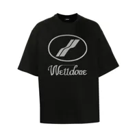we11done t-shirt oversize - noir