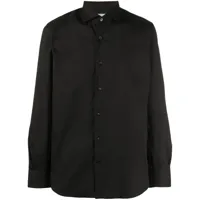 mazzarelli chemise ajustée classique - noir