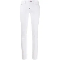 philipp plein jean skinny classique - blanc