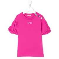 nº21 kids t-shirt à volants - rose