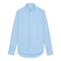 wardrobe.nyc chemise à fermeture dissimulée - bleu