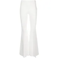 rosetta getty pantalon à design évasé - blanc