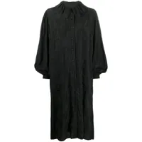 uma wang robe-chemise oversize - noir