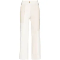 rejina pyo pantalon mavis à coupe droite - blanc