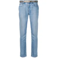 stella mccartney jean à coupe slim - bleu