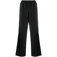 off-white x theophilus london pantalon de jogging à bandes contrastantes - noir